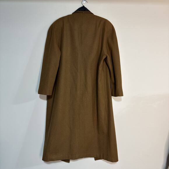 Billi By Billycoat Womens Brown Trench Coat Wool Blend Button Front Peak Lapel - Picture 13 of 16